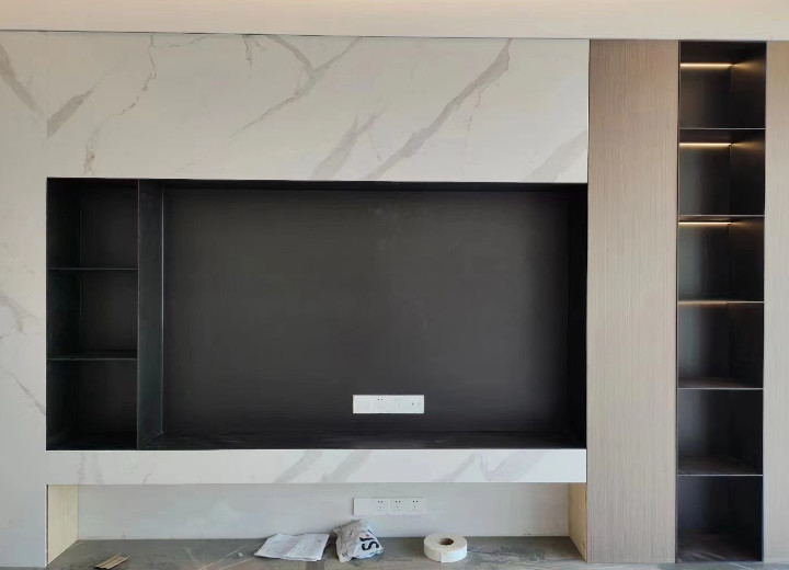 Corrosion Resistance Stainless Steel Shower Niches SUS304 Material TV Niche