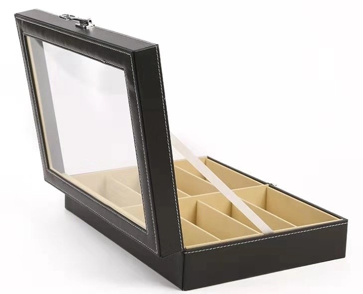 Transparent Skylight Multi Glasses Display Box Sunglasses Storage Case