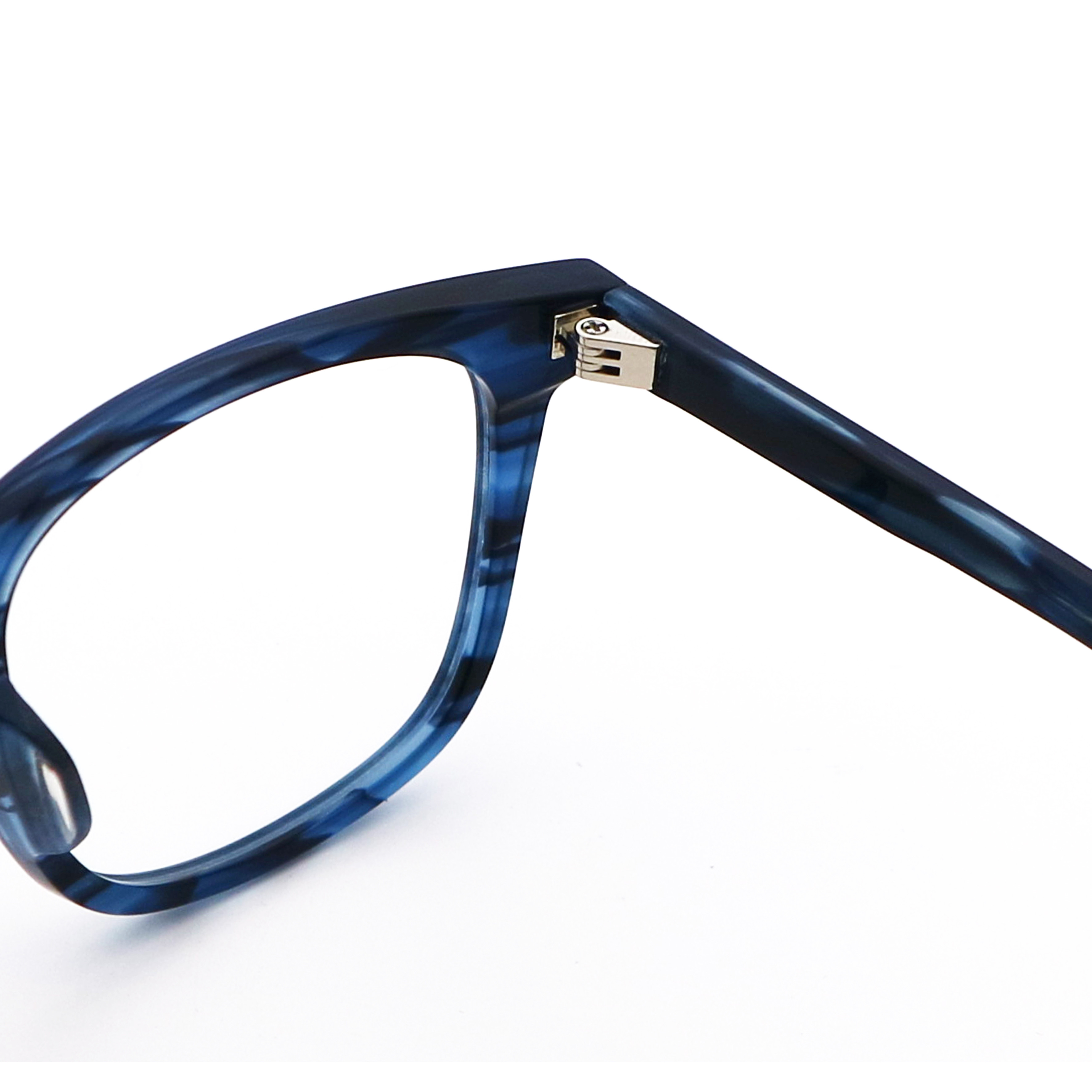 Adjustable Temple Handmade Acetate Optical Glasses Frames MR 98018