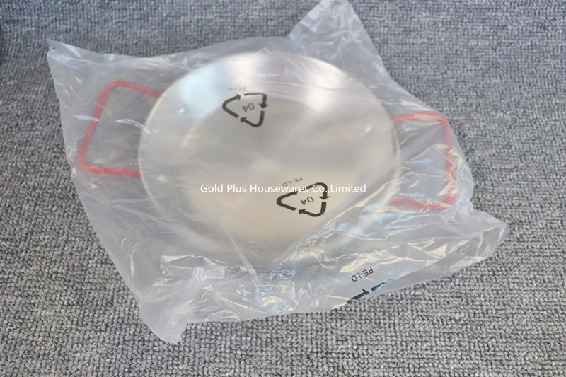 Wholesale modern luxury cooking frying pan set stainless steel seafood frying pot 24cm home use small paella pan