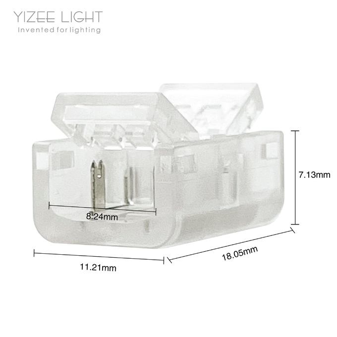2 Pin 8mm SMD LED Strip Connectors Strip To Strip Quick Connector
