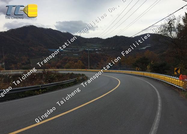 Highway Road Safety Guardrail Barrier Q235 Hot Dip Galvanizing