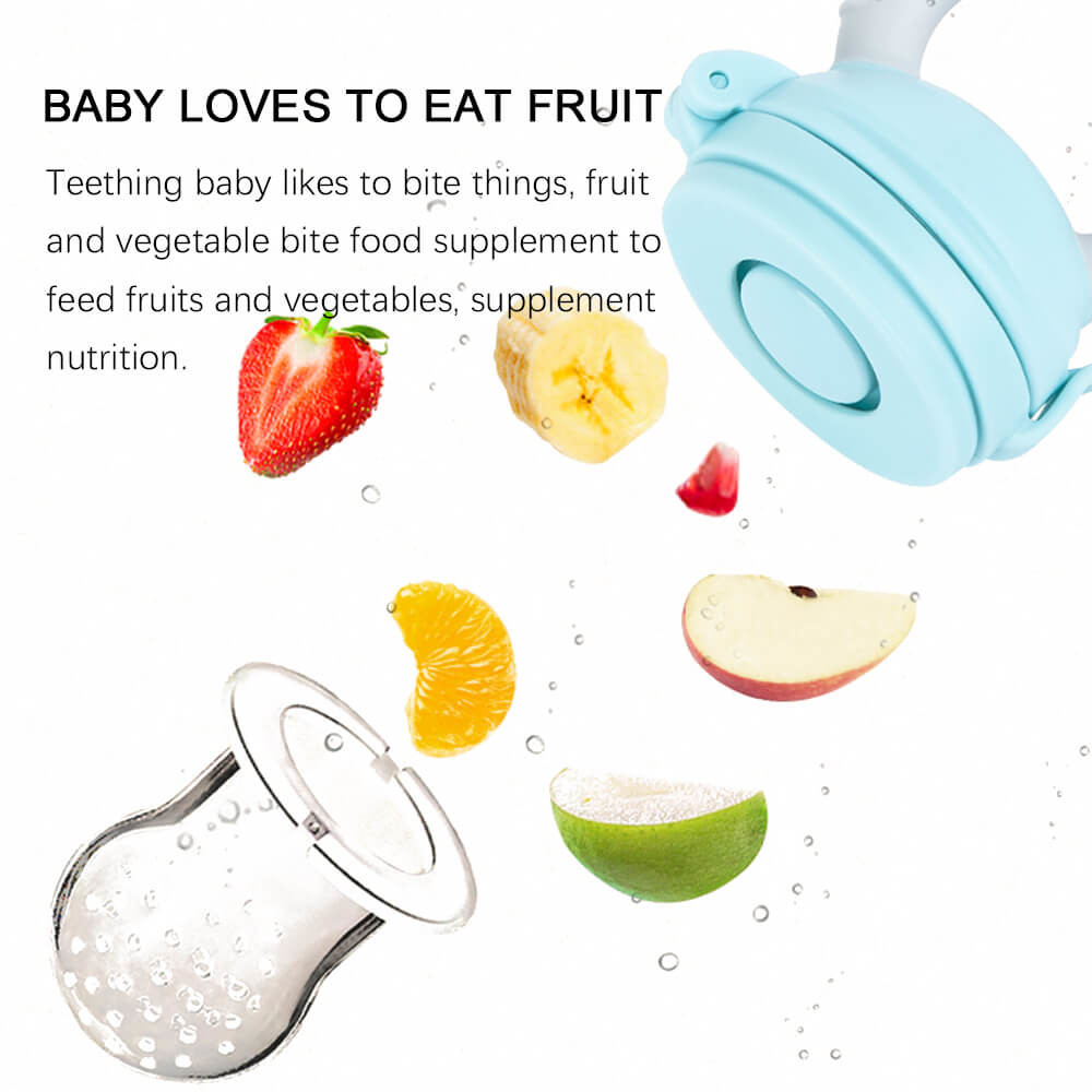Baby Supplementary Food Device Dental Gum Fruit And Vegetable Biting Bag Tooth Grinding Stick Divine Tool