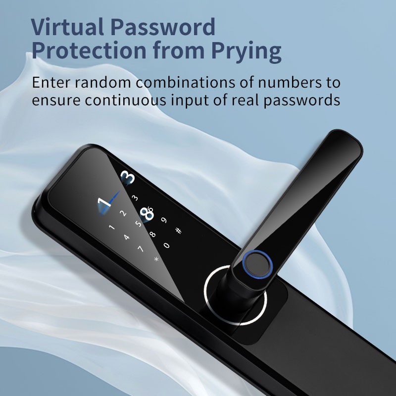 Unlock Method Tuya TTlock Password Fingerprint Smart Locks For Home