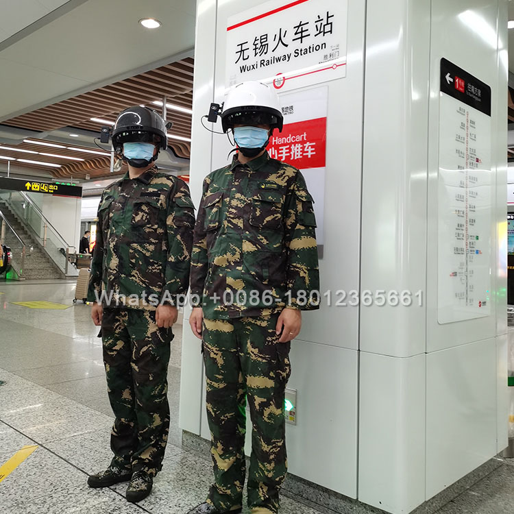 Infrared Thermal Imaging 17μM AR Police Helmet