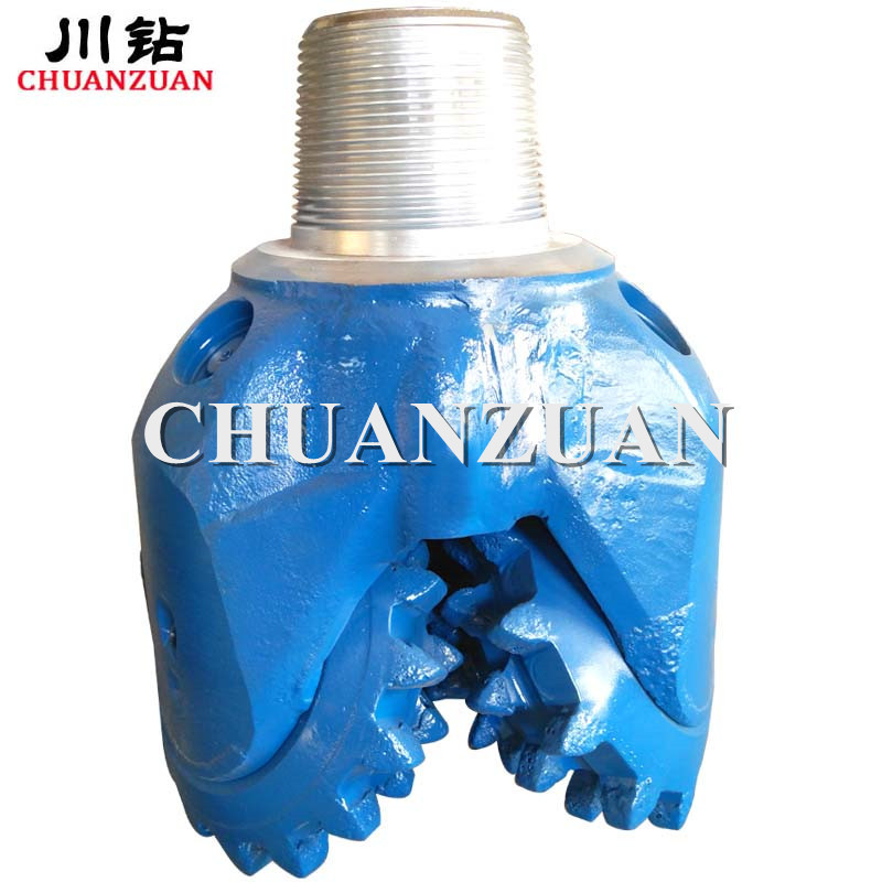 17 1/2 Inch Steel Tooth Tricone Bit / IADC 217 Water Well Drilling Tools