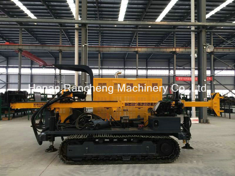 Advanced Hydraulic Crawler Core Drilling Rig Powered By 74KW Cummins
