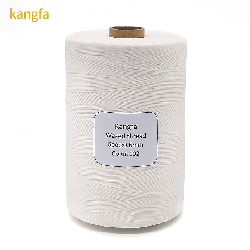 Sample Free 1KG Flat Sewing Thread Polyester Braid Strength Leather Thread Wax Thread