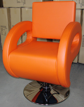 Professional Custom Salon Styling Chairs Fixed Backrest With U - Shape Footrest