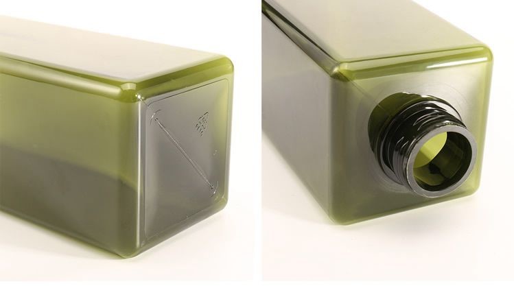 100ml Lotion dispensing plastic square bottles for hotel