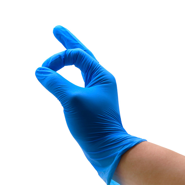 EN455 CE Powder Free Nitrile Gloves With Customized Logo
