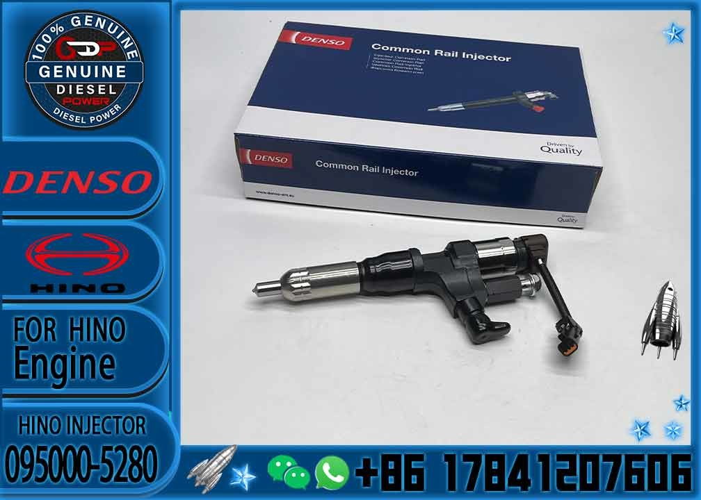 New Diesel Common Rail Densos Injector 095000-5280 095000-5281 For HINO Truck Engine J08E 23910-1360