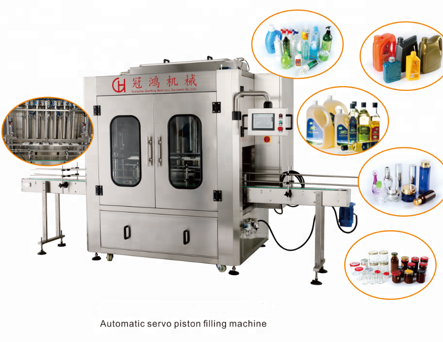 Motor Driven Pet Bottle Filling Machine for Whipped Cream Ketchup Chili Sauce Shampoo