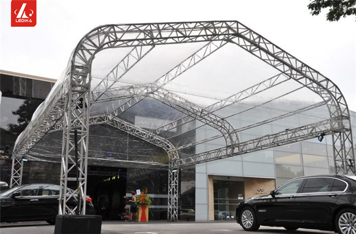 Creative Irregular Shape Aluminum Square Stage Truss System Pentagram / Heart Shape