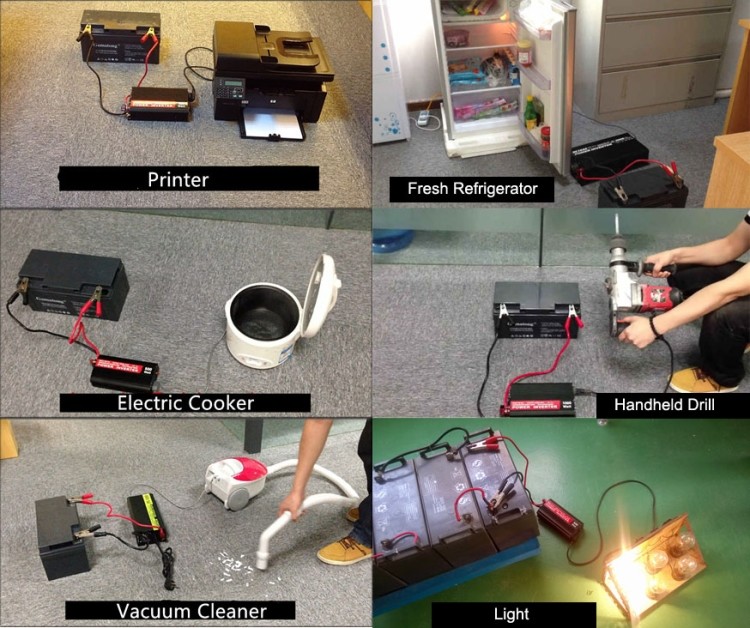 Hight Quality 12V/24V to 220V/110V 600W Inverter for Solar Power System