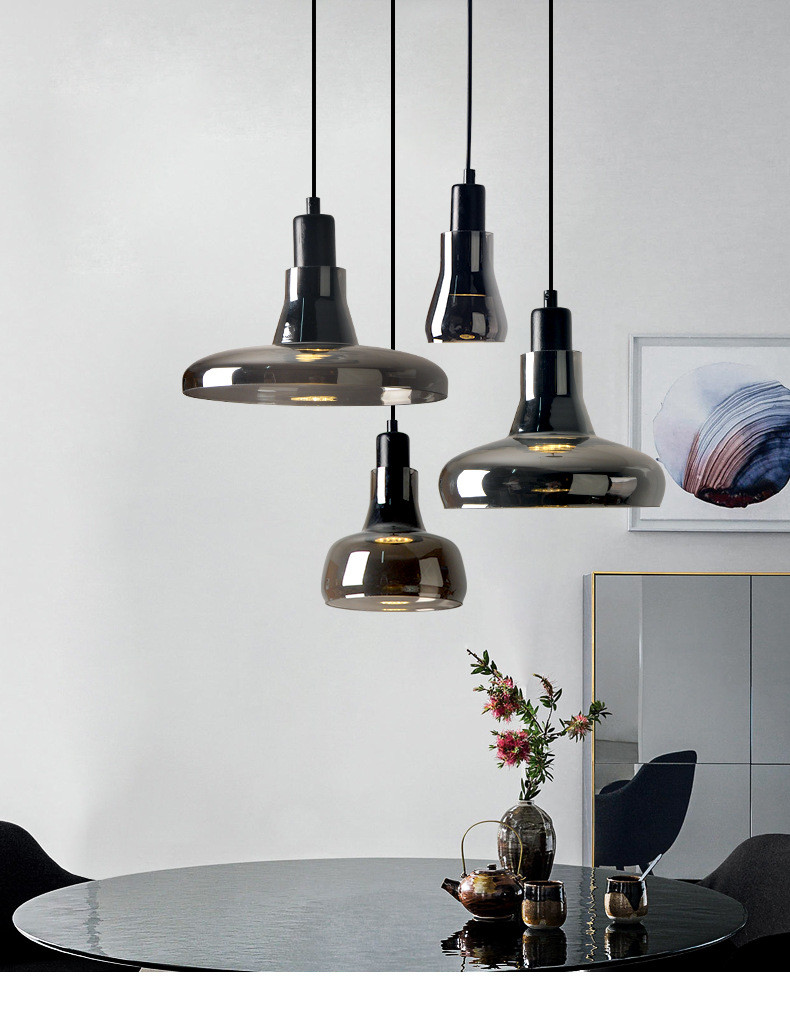 Nordic Glass Hanging Lamp Ceiling Chandelier For Dining Table Light(WH-GP-92)
