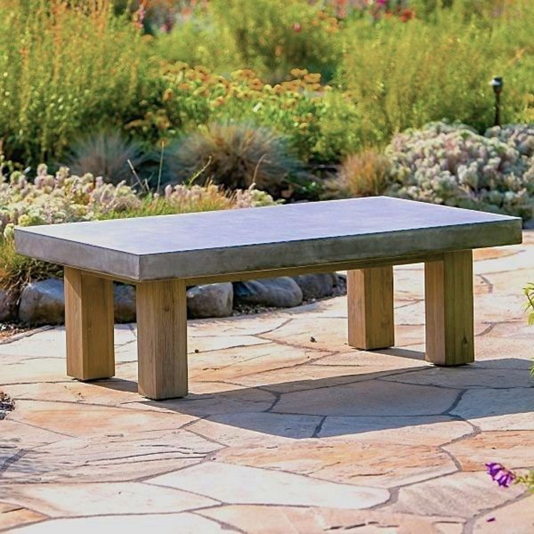 Concrete Patio Furniture for Outdoor Use Large Home Concrete GRC Table Seating Sets