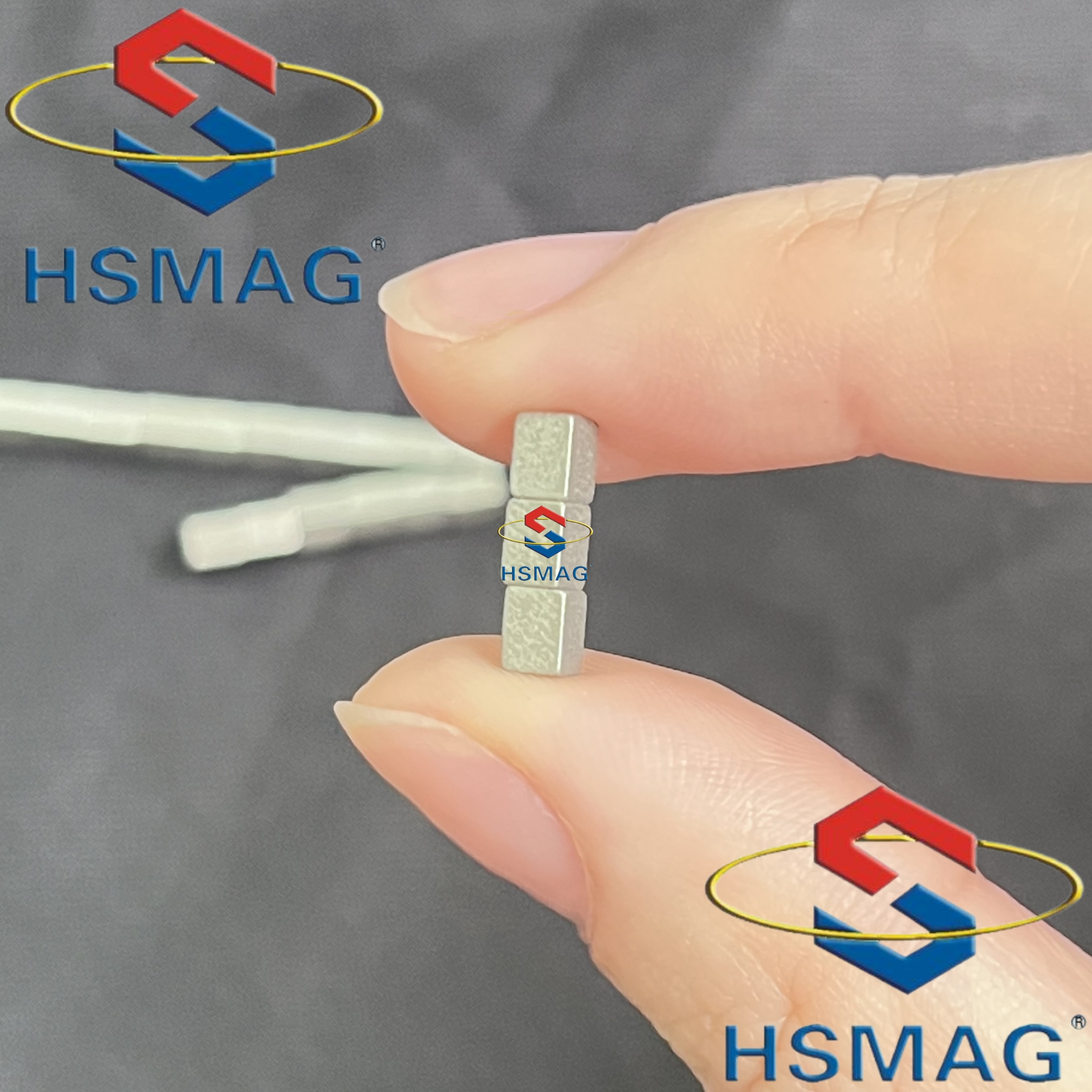 Super Small Block Motor SmCo Rectangular Magnet High Temperature 5*5*3mm