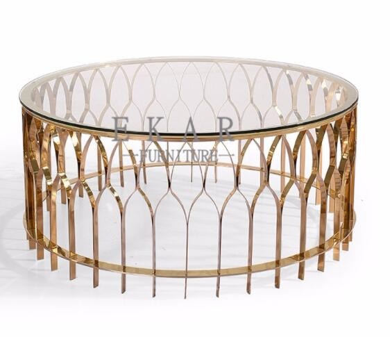 european style home goods fancy metal leg coffee table