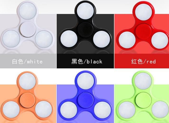 Hot selling Fidget Hand Spinner with LED light for relieve stress 1109