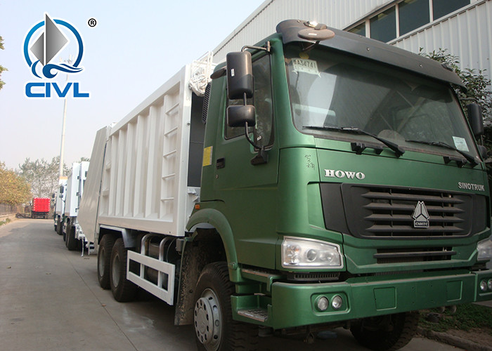 Sinotruk Howo Garbage Truck 10 Tire Mode garbage bin truckl 6x4 Compactor garbage truck