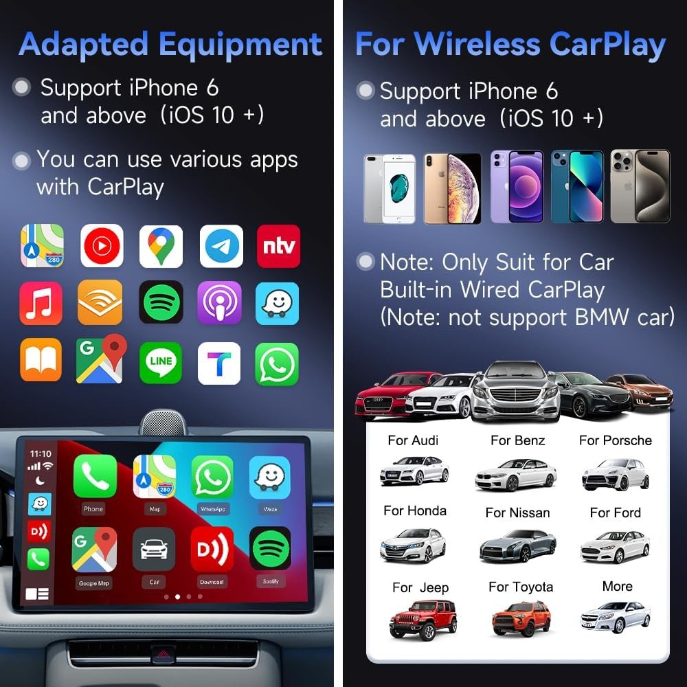 CPC200 Mini Se 5 Online Upgrade Stereos 2 In1 Wireless Car Play Adapter Android Auto Usb Carplay Carlinkit Ai Box
