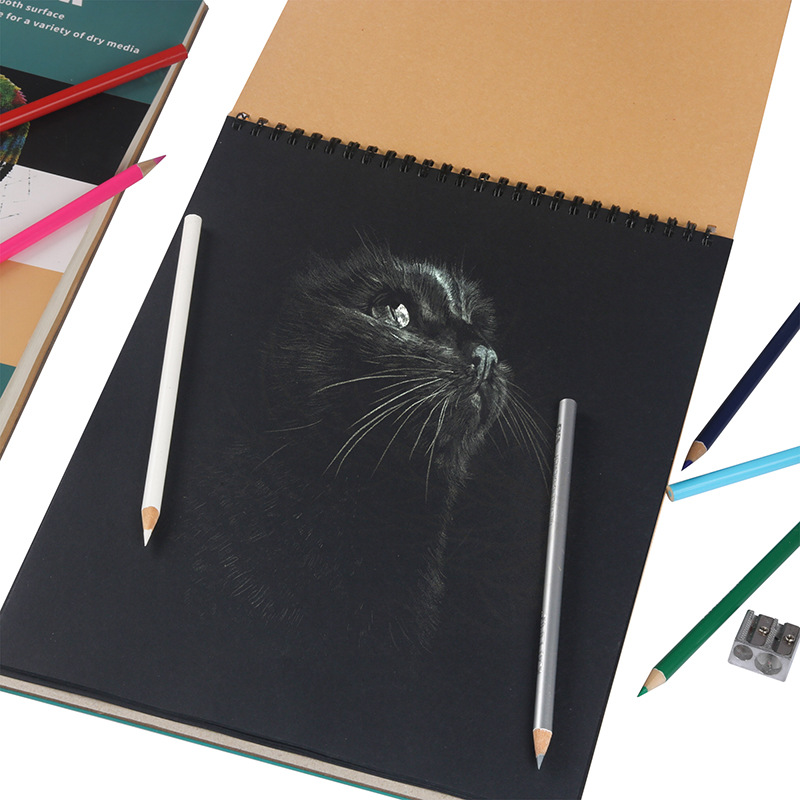 Hard Cover Customized Logo Recycled Fashion Design Sketch Book A3 A5 Artist Sketchbook