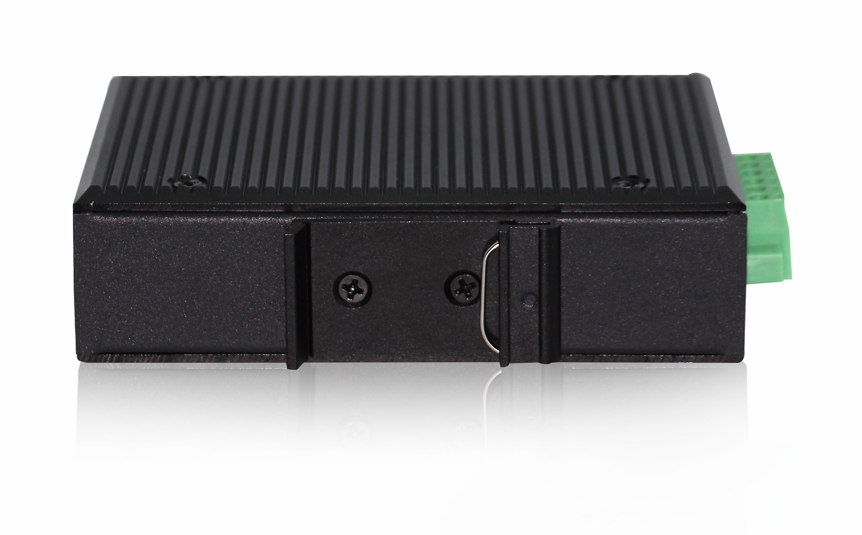 UT11FP-SC20 unmanaged industrial 1x10/100Base-Tx POE+ 1x100M-Fx SC ethernet switch DIN Rail