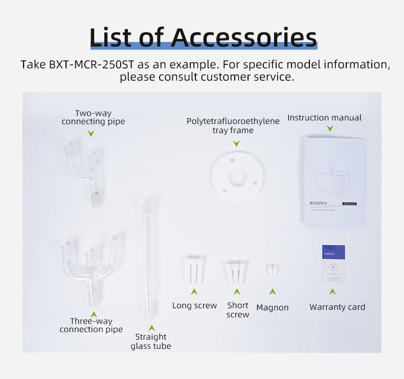 Laboratory Chemical Extraction Heating Microwave Synthesis Reactor BXT-MCR-250ST
