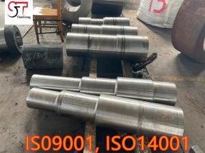 Buy cheap 42CrMo4 18CrNiMo7-6 Wind Turbine Main Shaft Free Forging product