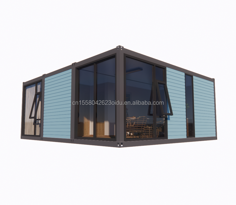20ft or 40ft Eco-Friendly Container Made of Steel and Sandwich Panel for Clothing Store Restaurant Hotel