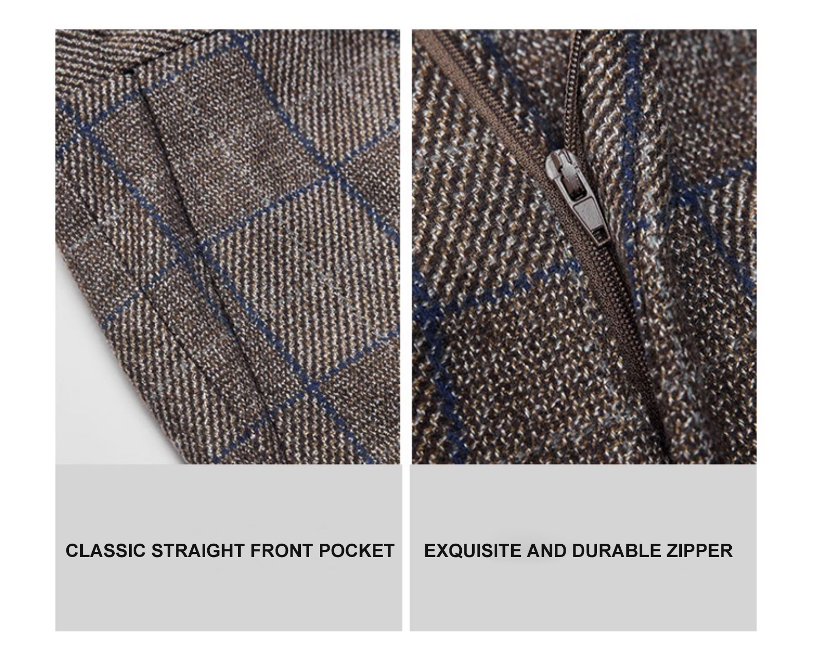Customized Designs Single Breasted Two Buttons Wool and Silk Suit for Men's Wedding