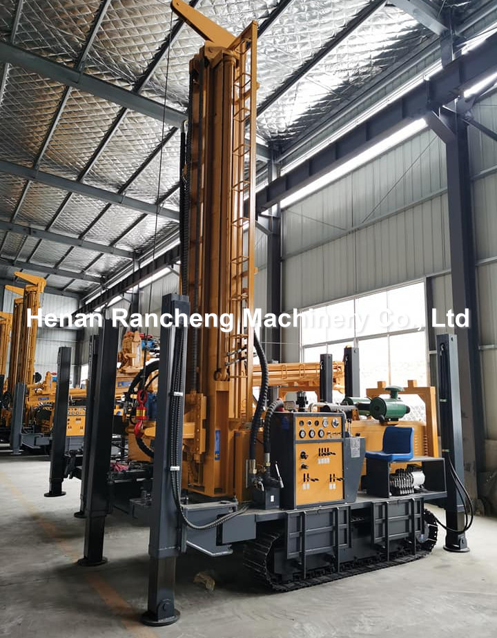 EU Standard Drilling Depth 400 Meters High Hydraulic Crawler Water Well Drilling Rig