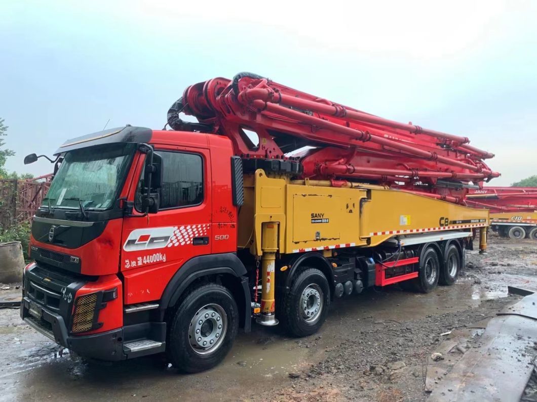 Good Original Condition Near New Pump 2020 Sy 56m Concrete Pump Construction Equipment on Volvo Chassis