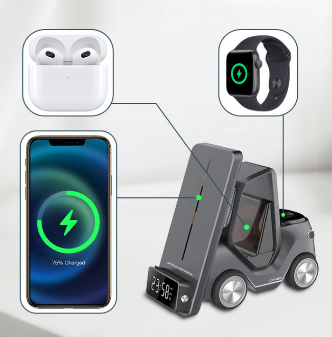 Car Shaped Wireless Charger IPhone Airpods Apple Watch Fast Charger
