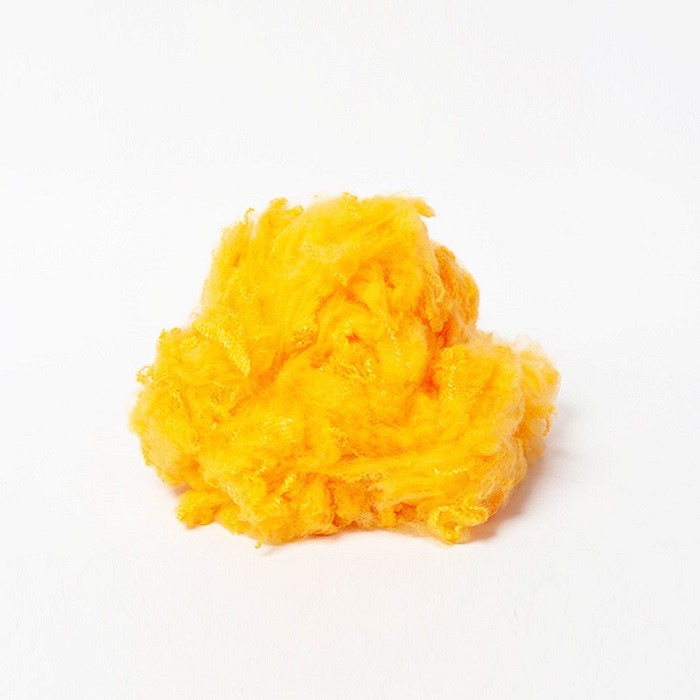 65mm Regenerated Polyester Staple Fiber For Nonwoven Fabrics 1.5dtex To 70dtex