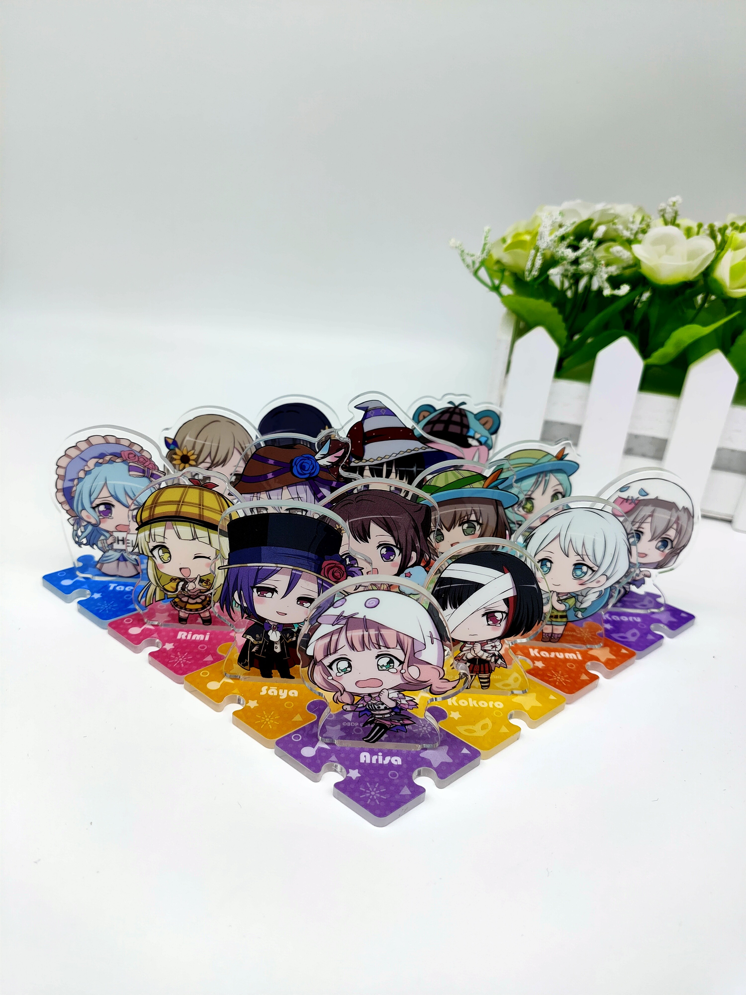 OEM Acrylic Stand Figures , Transparent Acrylic Standee Anime