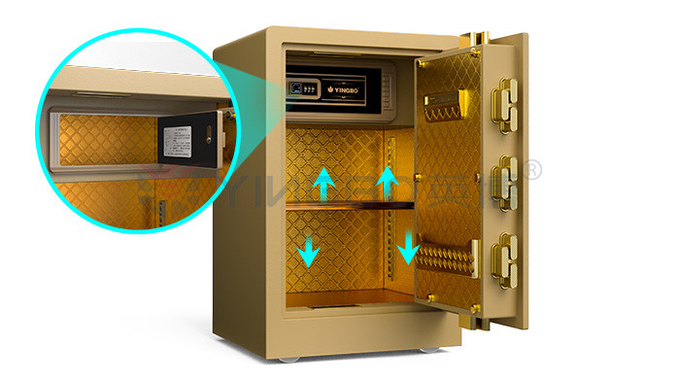 Patented Bolts Luxury Safe Box Fingerprint Lock YB/RS-60