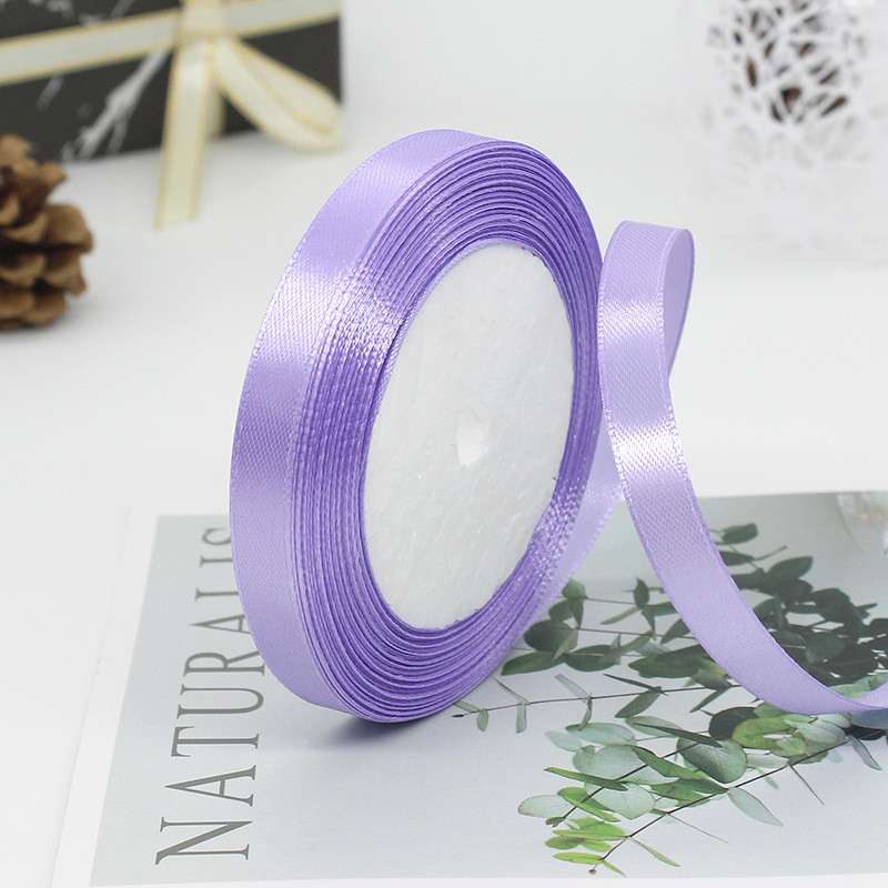 Single Face Assorted Polyester Nylon Satin Ribbon 100 Yards 3mm-10mm