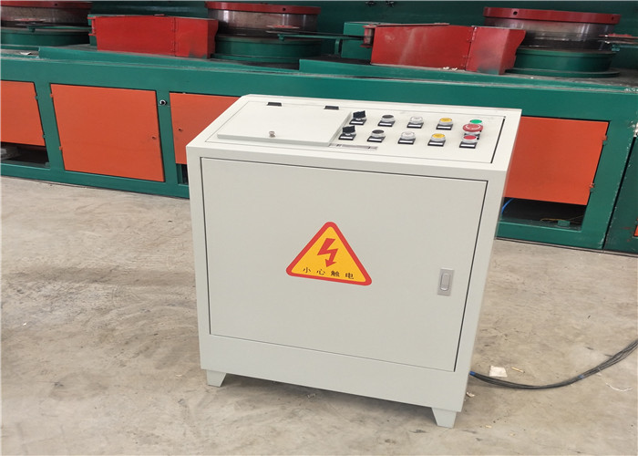 Straight line type wire drawing machine with elephant trunk wire take up machine