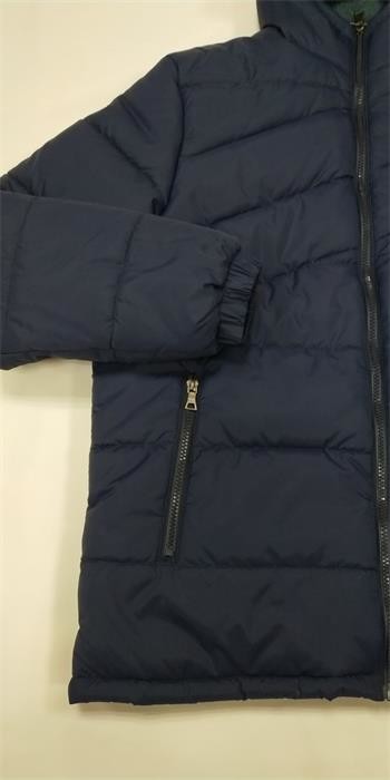 Quilted Nylon Packable Puffer Jacket Mens Blue Quilted Coat