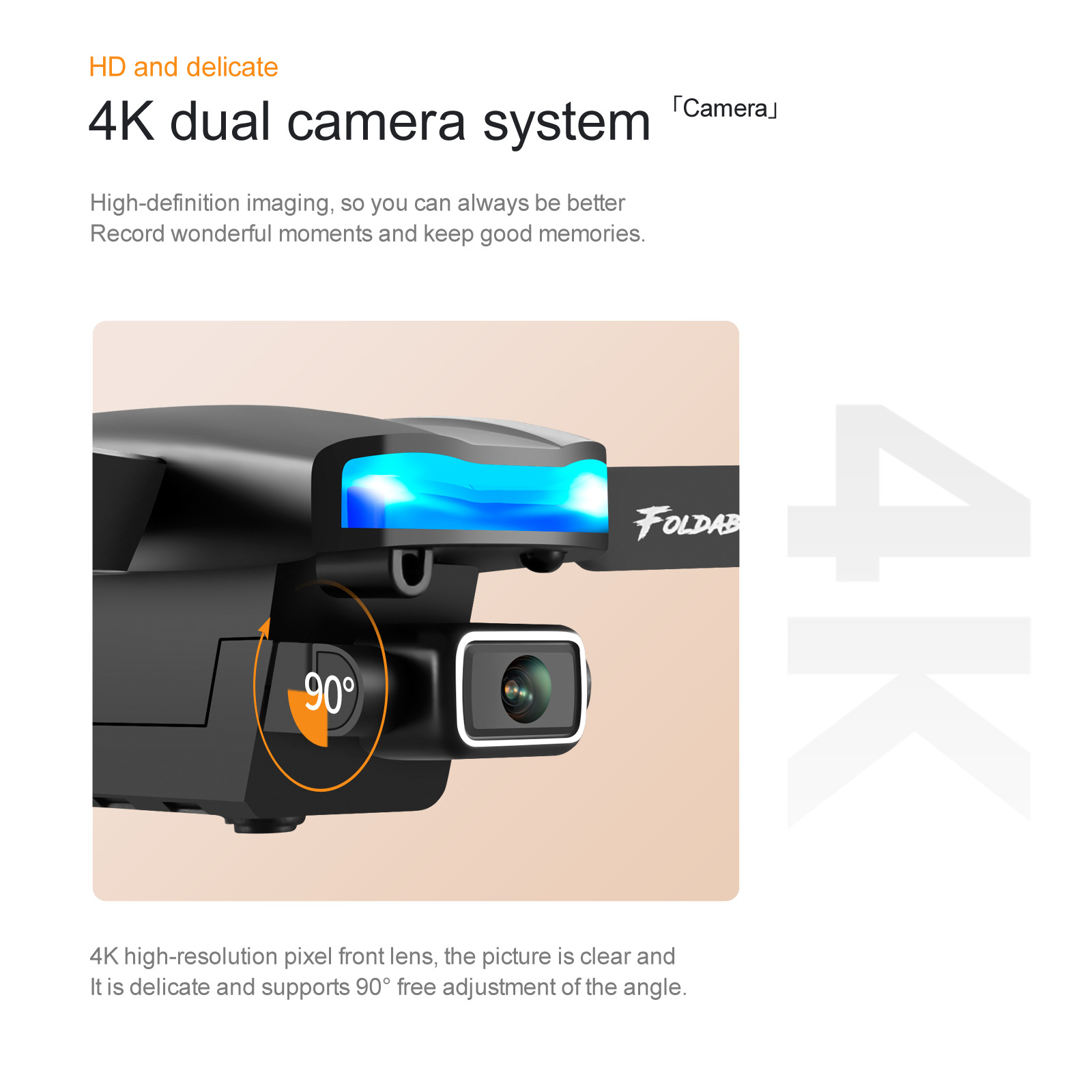 GPS Drone S85 HD4K Dual-camera Anti-collision Obstacle Avoidance 4-axis Folding Remote Control Aircraft