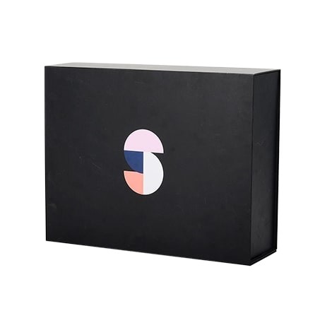 Watch Black Foldable Paper FSC Collapsible Rigid Box Magnetic Closure Gift Box