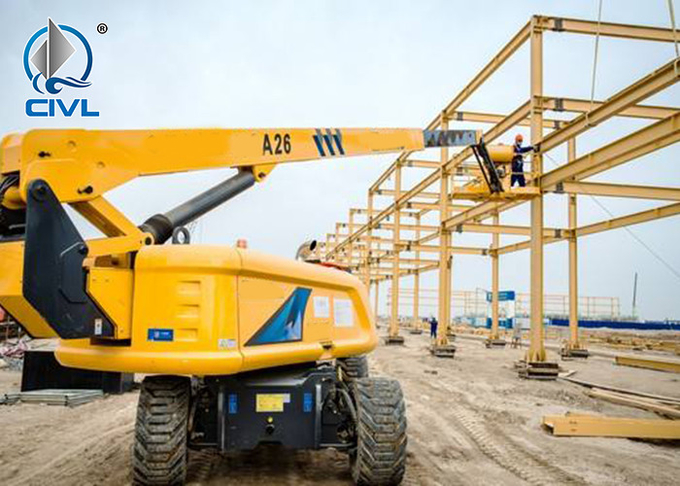 8-10m Electric Drive Scissor Aerial Work Platform / Scissor / Folding Arm Cherry Picker