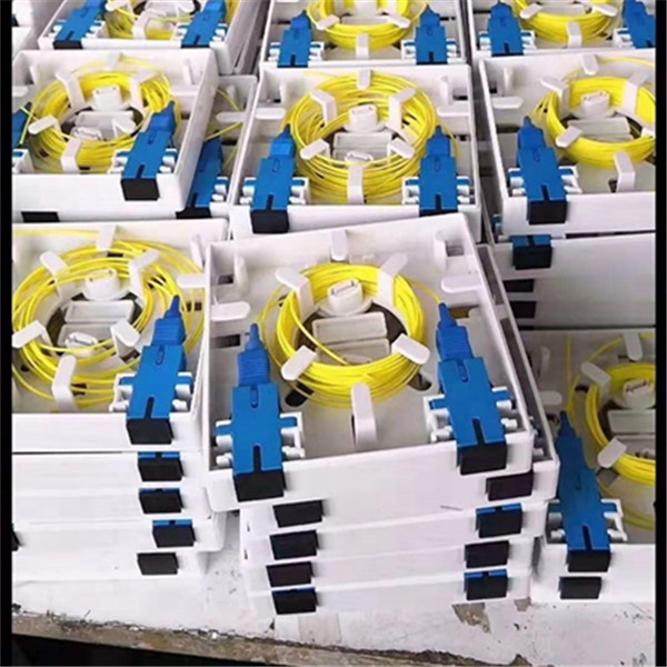 4 core ftth fiber faceplate distribution box