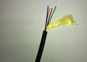 GJFJH Simple Round Aerial Indoor Fiber Optic Cable , 2 - 4 Core  Fiber Optic Cable