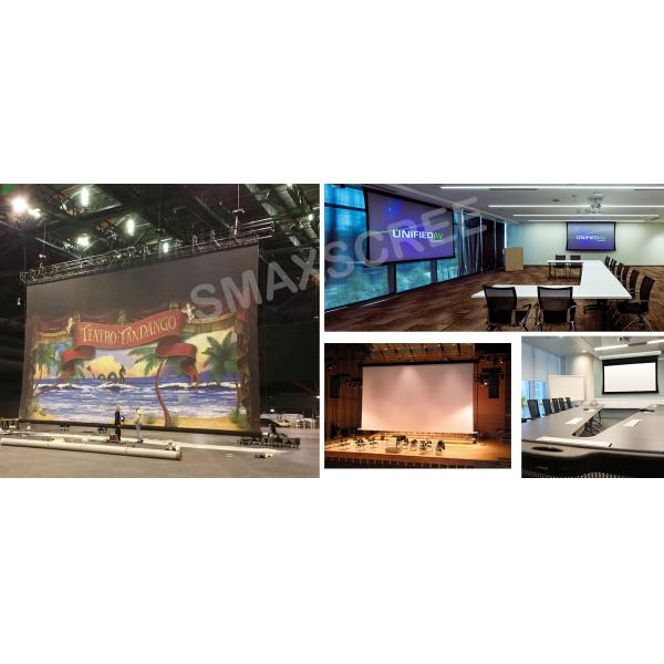 350inch Large Motorized Projection Screen With RF Remote Control