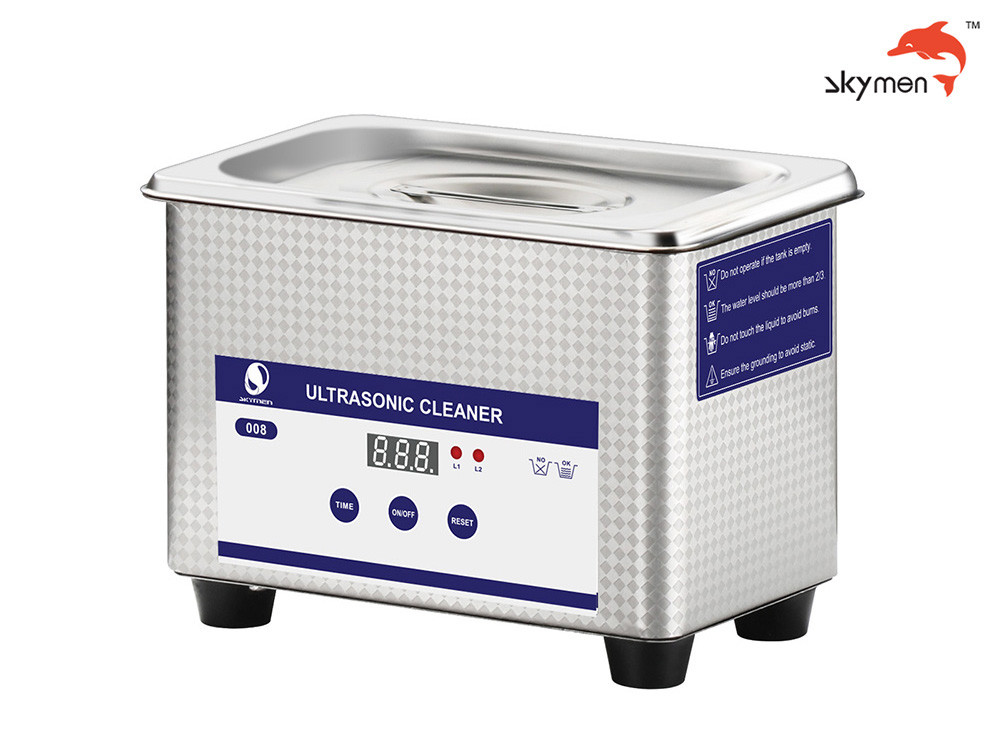 0.8L Tank 60W ultrasonic Wave Cleaner 60 Mins For Coins Removing Dirt