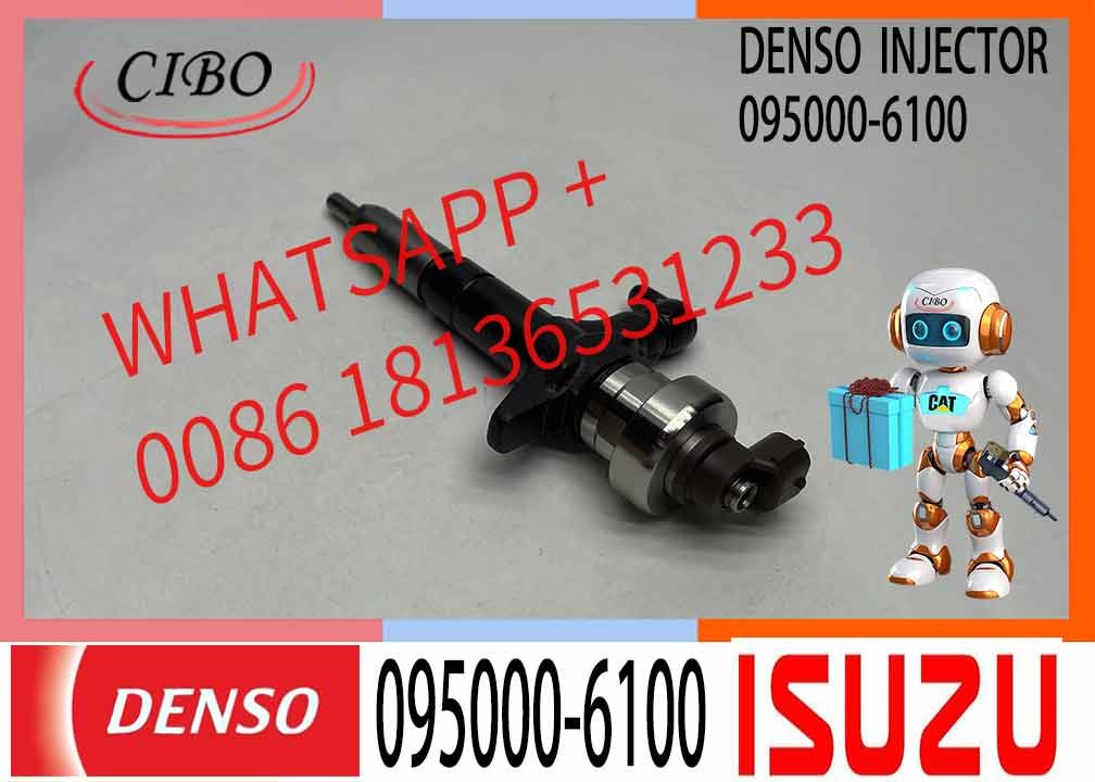 Common Rail Injector 095000-6100 For ISUZU 4JJ1 3.0L Engine Fuel Injector 8-98011604-0