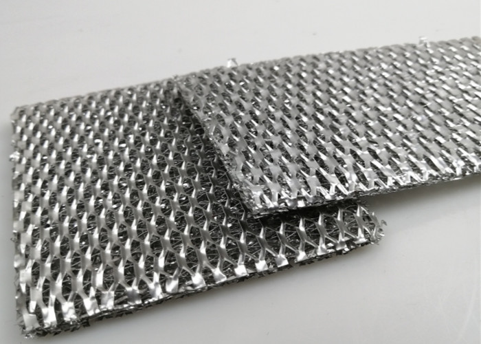 Square / Round Aluminum Foil Mesh Cooker Hood Filters Roll 0.08mm OEM ODM Accept